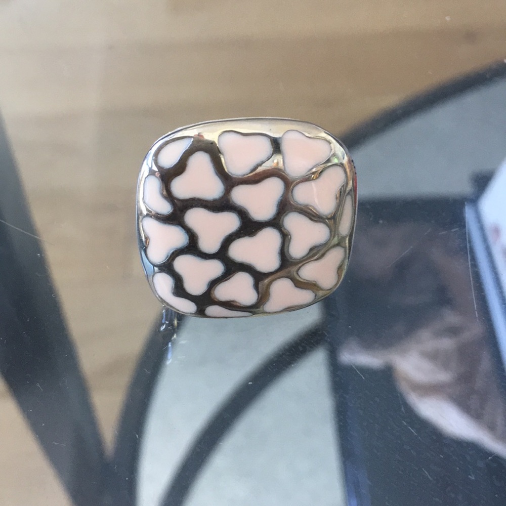 Enameled ring - Picture 2 of 3